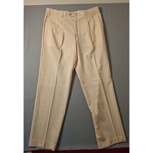 Brioni Cream Dress Pants